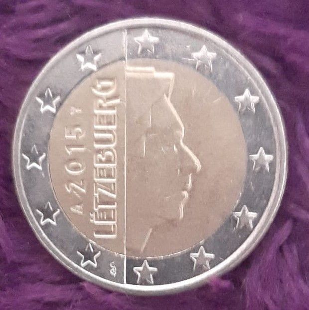 Lussemburgo: 5 monete da 2 euro
