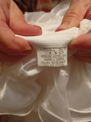 Traje de Comunión Blanco Modelo 12192