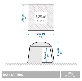 Carpa Arpenaz Base M Decathlon
