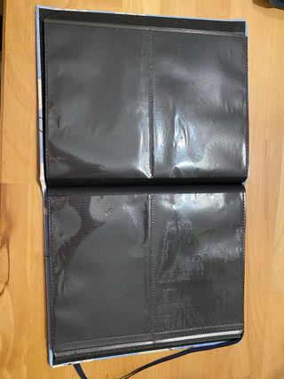 Álbum de fotos floral azul