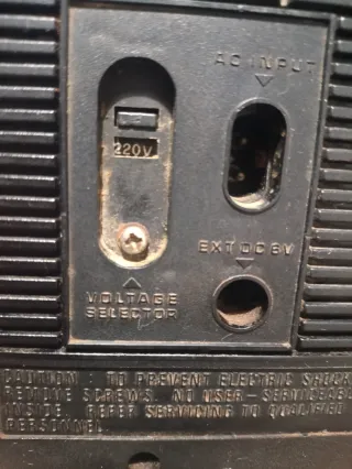 Radio Cassette Sanyo Vintage