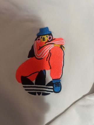 Conjunto Adidas Terciopelo Beige