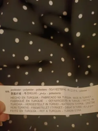 Vestito Zara donna pois nero bianco