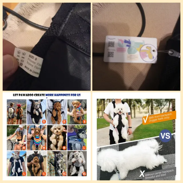 Zaino pe cani, borsa portatile da viaggio