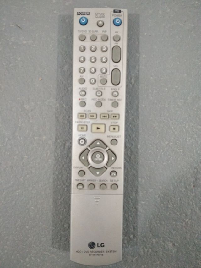 Mando LG 671R1P071B HDD/DVD Recorder