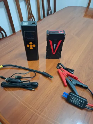 Cargador Batería e Inflador Neumáticos