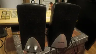 Altavoces Dexxa Negros y Plateados