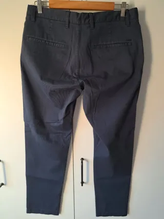 Pantalones Massimo Dutti Azul