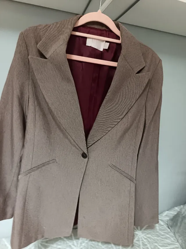 Blazer Mango Talla M Marrón