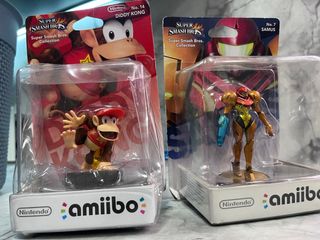 Amiibo Nintendo Diddy Kong y Samus