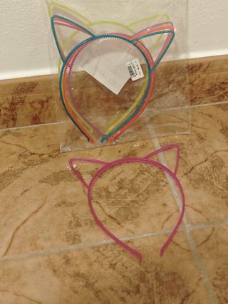 Acessório de Cabelo Unicórnio e Gato