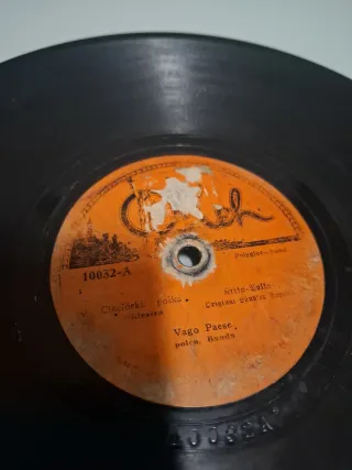 Disco 78 giri Okeh Polka Bavarese Mia Piccola Aman