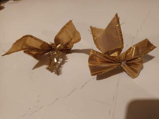Lote adornos Navidad: bolas, lazos, figuras