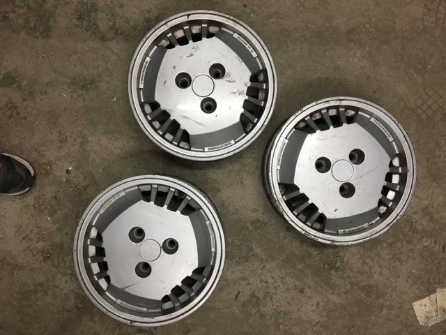 3 Llantas Citroen AX 13 Aluminio