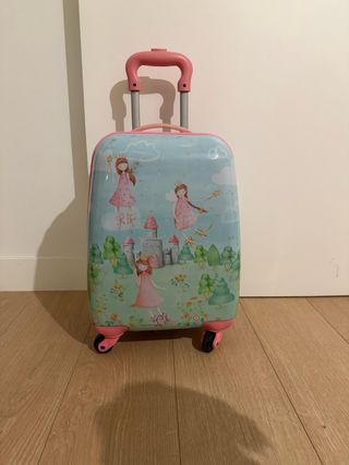 Maleta infantil princesas con ruedas