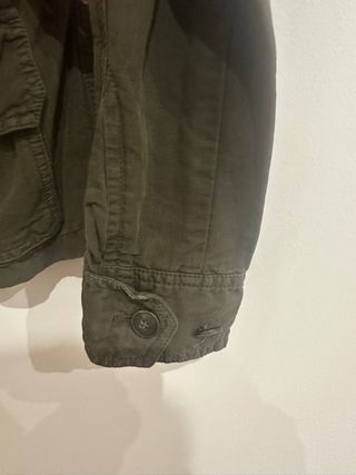 Chaqueta Massimo Dutti Verde Militar Talla S