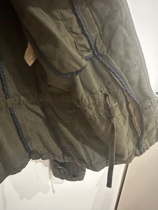 Chaqueta Massimo Dutti Verde Militar Talla S