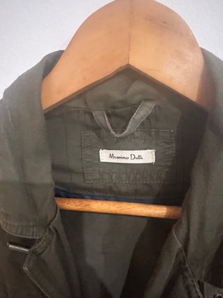 Chaqueta Massimo Dutti Verde Militar Talla S