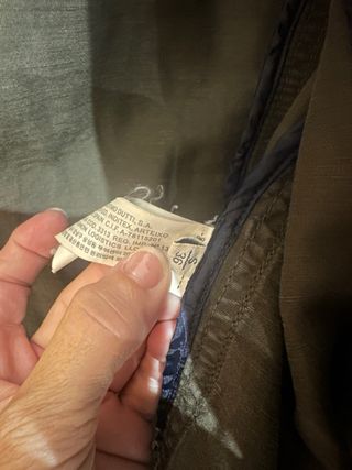 Chaqueta Massimo Dutti Verde Militar Talla S