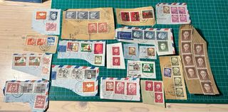 Lote Sellos Alemania con curiosos matasellos.