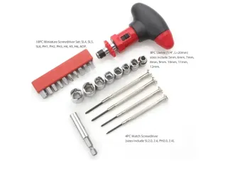 Kit de herramientas para el hogar de linterna LED