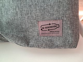 Mochila / Bolso de hombro gris y negro muy cómodo