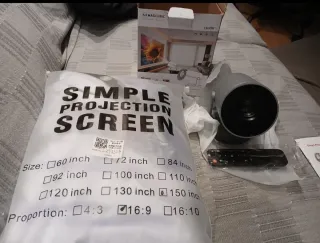 Proyector MAGCUBIC 150 Pantalla