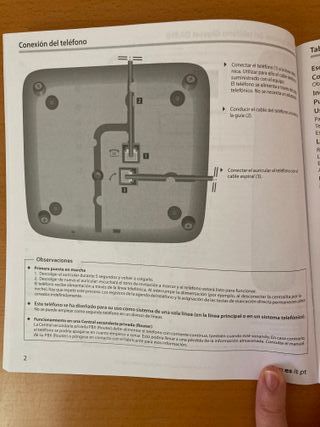 Teléfono fijo blanco Gigaset DA610