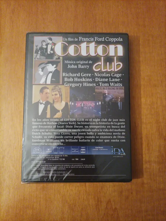 DVD Cotton Club Francis Ford Coppola