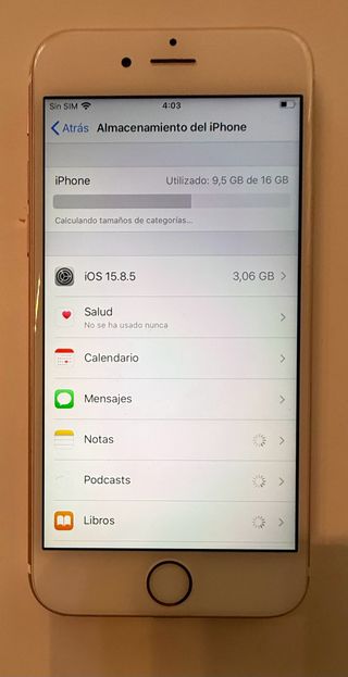 iPhone 6s Apple Oro/Argento/Rosa 16GB