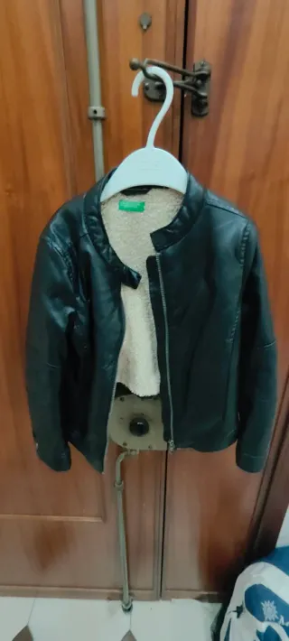 Giubbino nero foderato bimbo/a