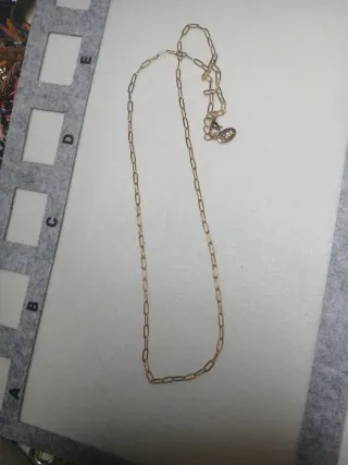 Cadena ZARA dorada eslabones rectangulares