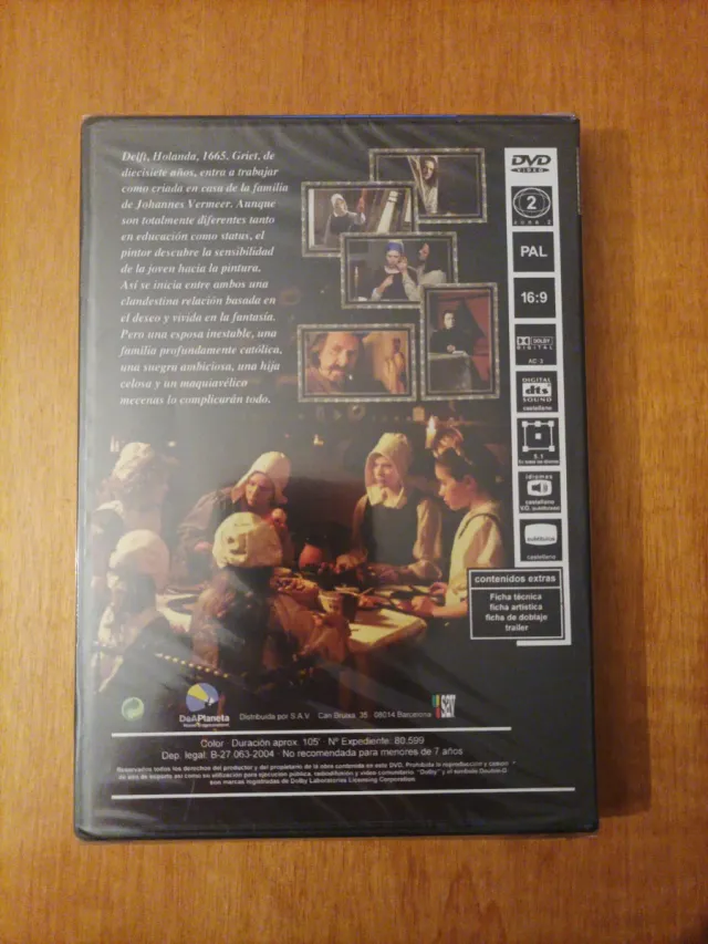 La Joven de la Perla DVD