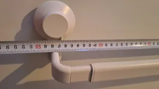 Perchero extensible IKEA blanco