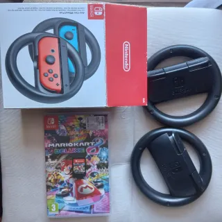 Mario Kart 8 Deluxe + Volanti - nintendo switch