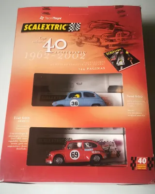 Scalextric 40 Aniversario Seat 600 y Fiat 600