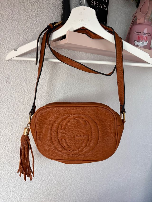 Bolso Marrón con Flecos