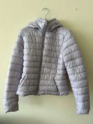 Chaqueta acolchada Zara lila