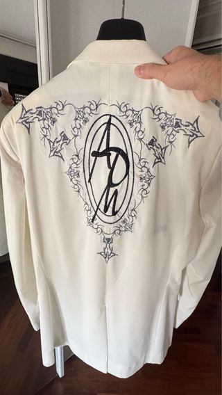 Giacca Uomo Adamus Made in Italy - Tg 48 - Bianca