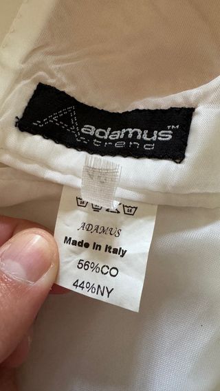 Giacca Uomo Adamus Made in Italy - Tg 48 - Bianca