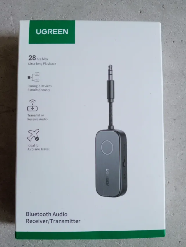 Adaptador Bluetooth UGREEN Receptor/Transmisor Aud