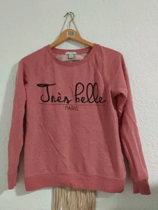 Sudadera Amisu Rosa Talla S