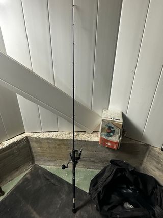 Caña daiwa Exceler océan y shimano socorro 8000