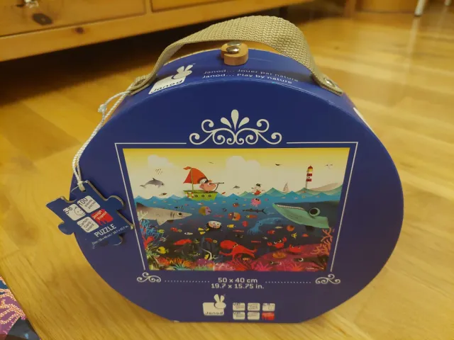 Puzzle Janod 100 piezas Océano.