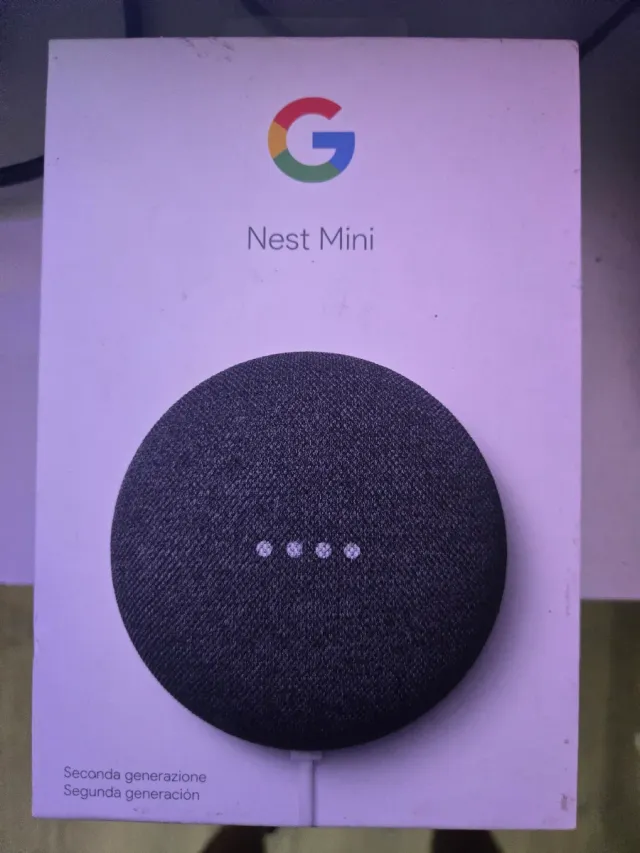 Google Nest Mini Negro Segunda Generación