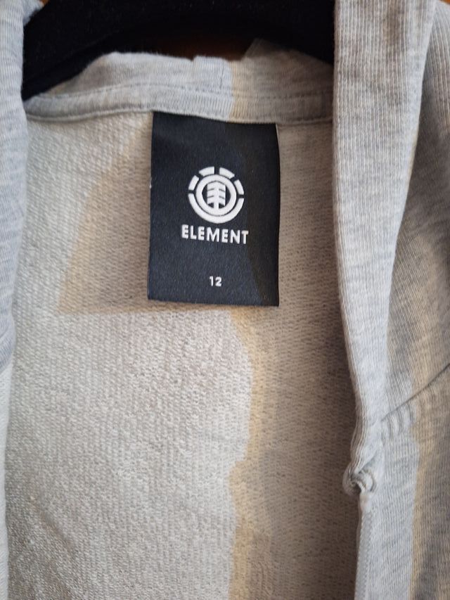 Sudadera Element Niño Gris