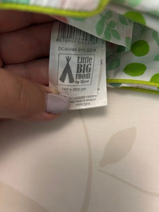 Funda Nórdica Cama 90 cm con funda cojin cuadrada