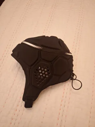 Casco Rugby Decathlon Negro