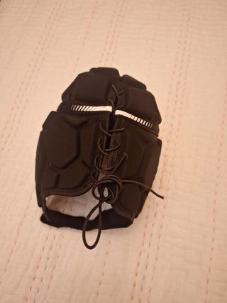 Casco Rugby Decathlon Negro