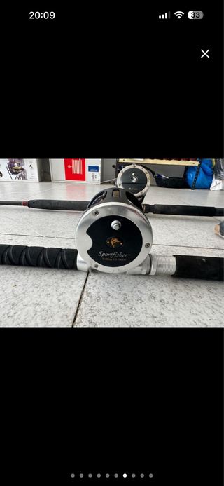 Lote 3 cañas de pescar